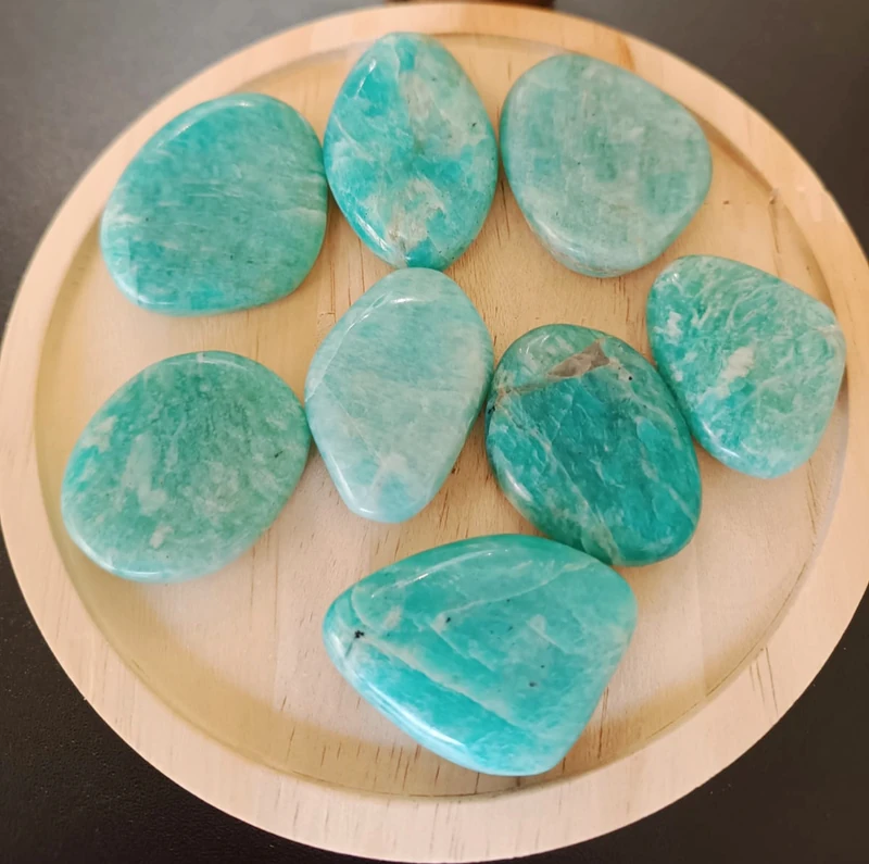Pierre plate Amazonite